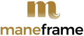 Maneframe Logo with Icon stacked vertically.